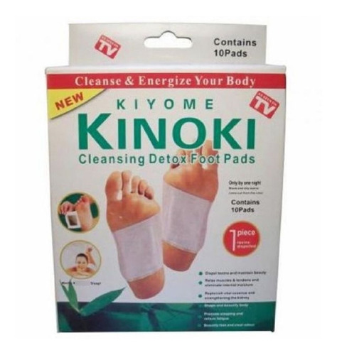 Parches Desintoxicantes Para Pies Kinoki Liberate De Toxina