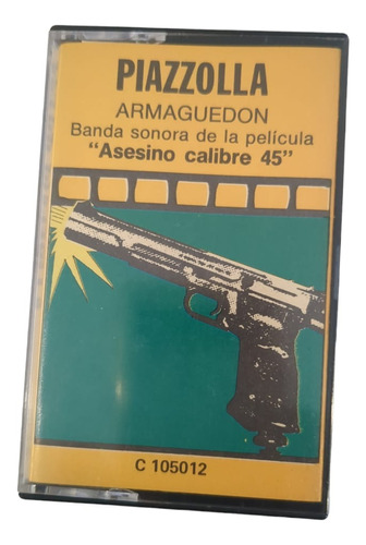 Cassette  Astor Piazzolla   Armaguedon          Supercultura