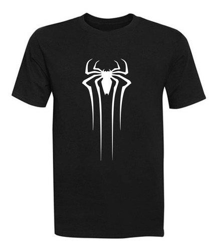 Polera Spiderman Logo/hombre Araña Super Héroe De Hombre 