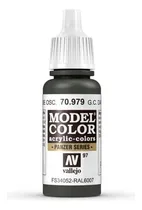 Comprar Vallejo Model Color 17ml Pintura Acrílica Color 97 Alemán Camuflaje Verde Oscuro 70.979