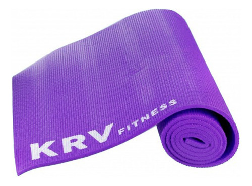 Yoga Mat Colchoneta Pilates Gym Fitness Enrollable Ejercicio Color Violeta