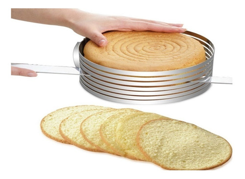  Cake Ring Cortador ajustable