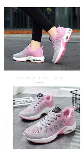 Transpirable Zapatillas Deportivas Con Amortiguación De Aire Zapatillas De Tenis Para Correr Ligeras