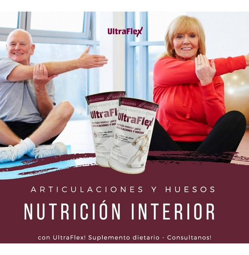 Ultraflex Colageno Hidrolizado Huesos Y Articulacion X 2 Un