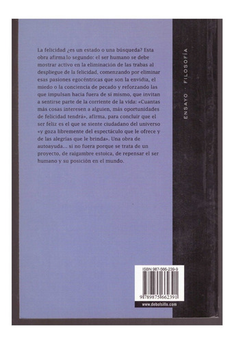 La Conquista De La Felicidad De Bertrand Russell Mercado Libre<script async src=