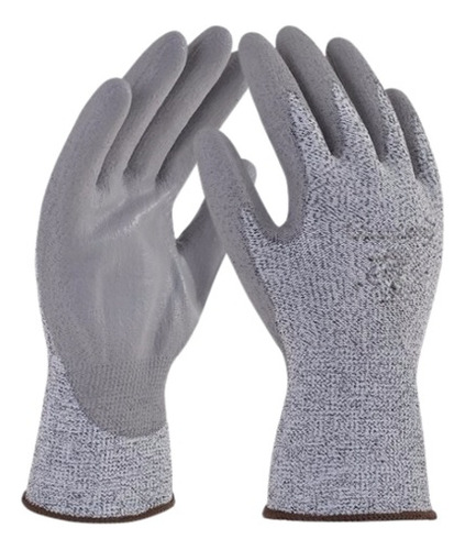 Guantes Anticorte Nivel 5 Industrial Trabajo Rudo Palma Pu