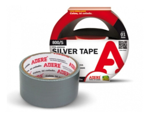 Fita Silver Tape Prata 45mmx5m  Cx 24un 800/s