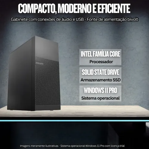 Computador BluePC ELITE - Intel Core i5 7400, 16GB DDR4, SSD 256GB