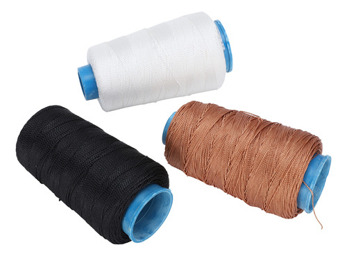 Ferramentas De Tecelagem De Cabelo: 3 Peças, Fio De Nylon Co