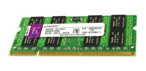 Memoria Ram Ddr2 800 De 2gb Para Laptop Kingston