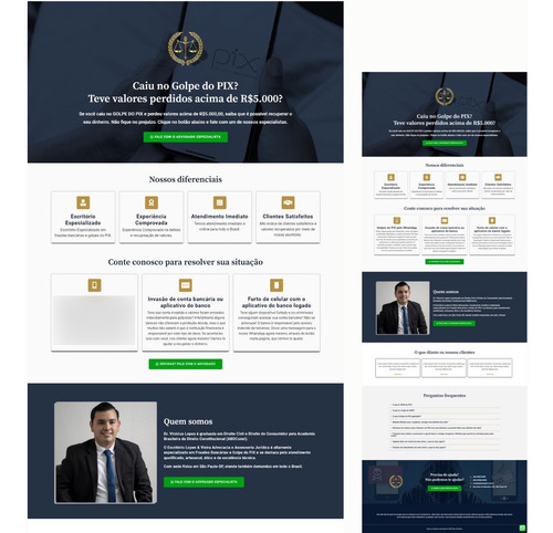 Pack 02 Landing Pages Para Advogado Pro De Alta Conversão