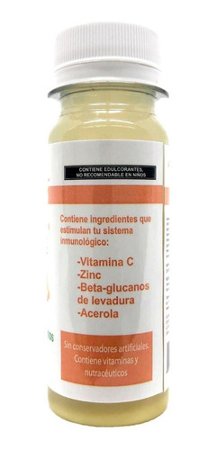 Imagen 3 de 5 de Shot Para Sistema Inmunológico 12pzs De 60 Ml 100% Natural
