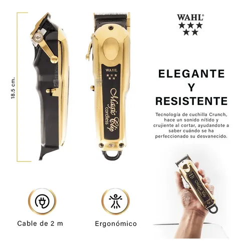 Cortapelos Wahl Magic Clip Gold Cordless profesional, Cortapelos Wahl