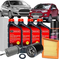 Comprar Kit Troca De Oleo Ford Motorcraft 5w30 100% Sintetico Filtros E Cabine - Ford New Fiesta 1.5 16v E 1.6 16v Após 2014
