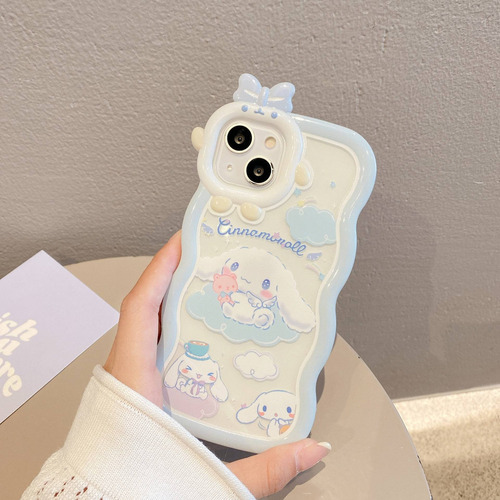 - Funda De Teléfono De Cinnamoroll De Silicona Para iPhone