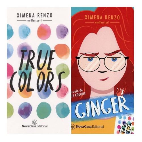 Imagen 1 de 1 de True Colors Y Ginger_ximena Renzo Se Entregan Ambos Libros