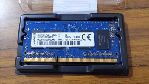 Memoria Kingston 2gb Ddr3l 1600 Mhz