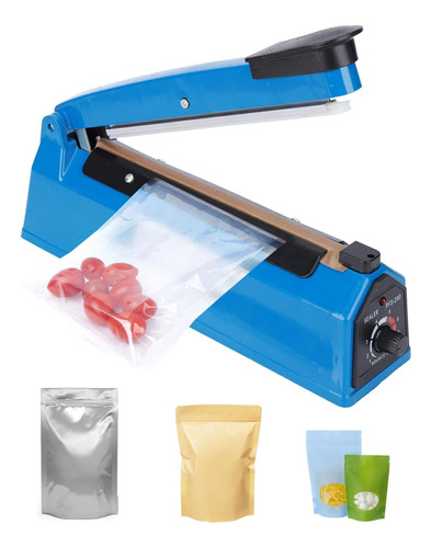 Maquina Termica Selladora Bolsas Plastico 20cm Snacks Comida