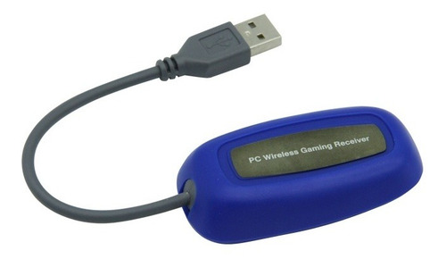 Joystick Inalambrico Xbox 360 Y Pc Receptor Usb Azul