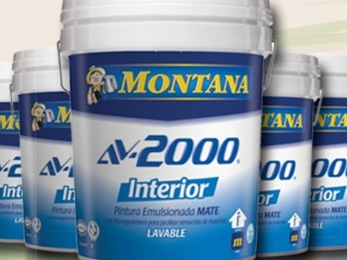 Pintura Av2000 Montana Para Interiores Clase A Blanco