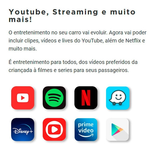 Streaming Box Faaftech Carplay Android Auto Sem Fio Youtube