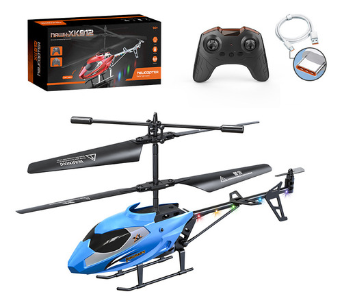 * Helicóptero Rc De Juguete Con Giroscopio Y Luz Led,