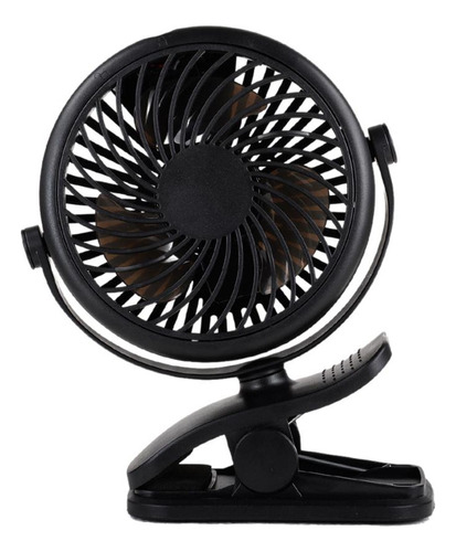 Ventilador Para Silla De Ruedas Con Flujo De Aire Negro