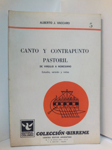 Canto Y Contrapunto Pastoril - Virgilio A. Nemesiano