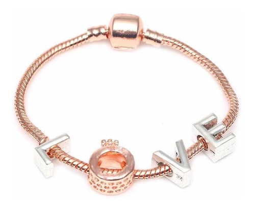 Pulsera Amor Amistad Regalo Mamá Charms Compatible Con Pando