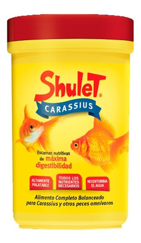 Imagen 1 de 9 de Shulet Carassius 150g Alimento Escamas Peces Agua Fria