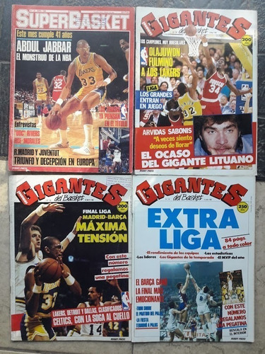 Revista Gigantes Del Basket - Superbasket  Lote 4 
