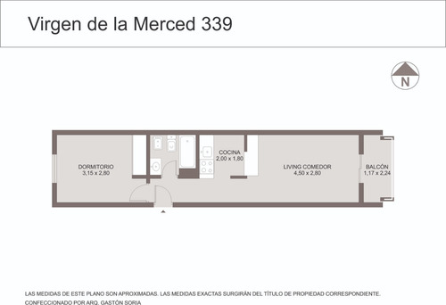 Venta Departamento 1d Barrio Norte
