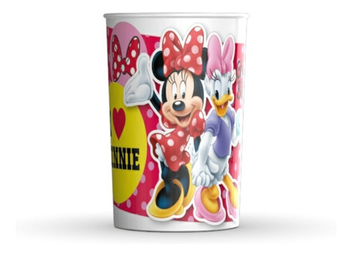 Vaso Minnie Mouse Plastico Licencia Oficial Producto 240cc