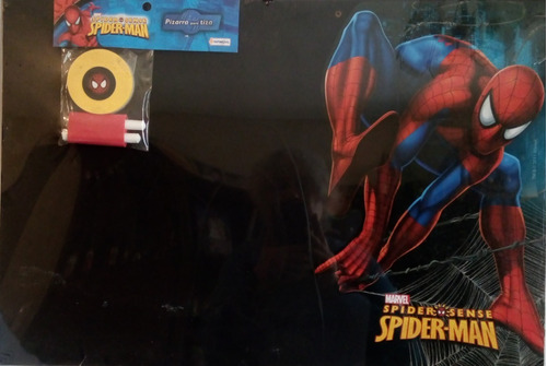 Pizarron De Tiza Spiderman, Para Colgar    58 Cm X  40 Cm