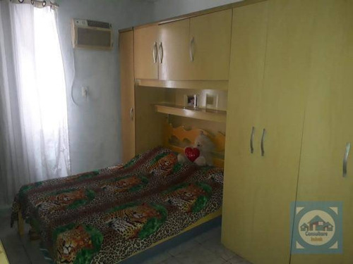 Apartamento Com 2 Dormitórios À Venda, 87 M² Por R$ 302.000,00 - Vila Matias - Santos/sp - Ap5783