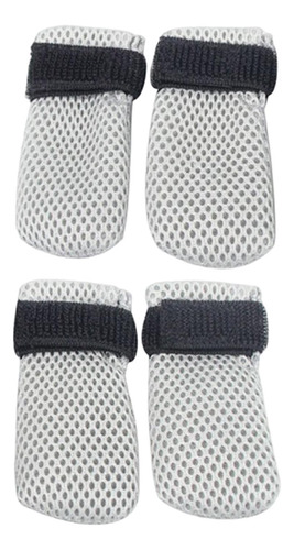 4 Uds. Cubre Pies Para Mascotas, Botas Para Gatos, Gris M