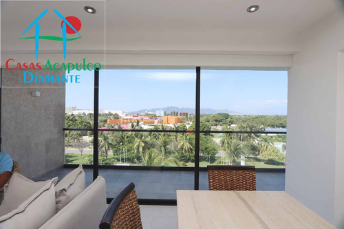 Cad Altamar Victory 403. Terraza Grande Con Vista A Los Jardines Y Albercas