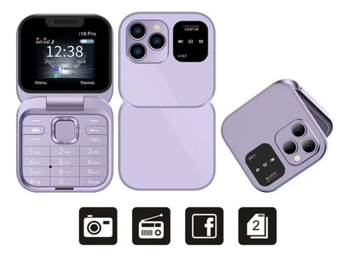 Teléfonos Celulares Plegables Pequeños I16pro De