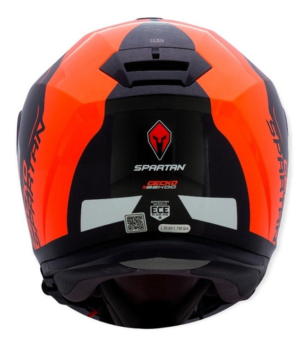 Imagen 4 de 6 de Casco Spartan Gecko Bekog Abatible Brillante