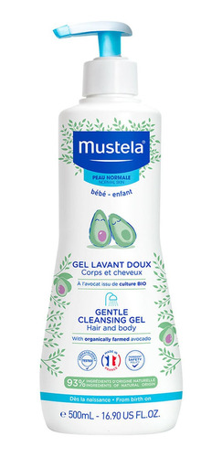 Gel De Baño Para Bebé Mustela 500 Ml