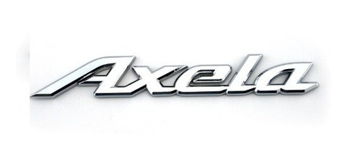Super Emblema Axela El Mazda Japones   (18 X 2.7cm) Cromado