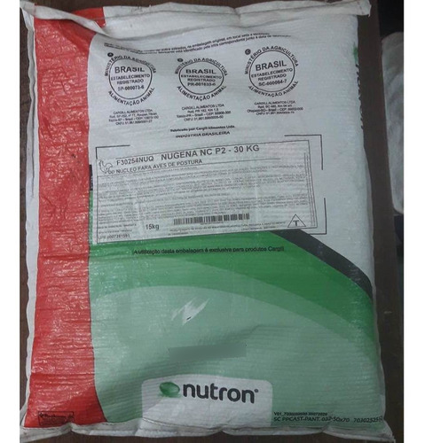 Núcleo Postura 3% Nugena Nc P2 Com 15 Kg Galinha Em Postura