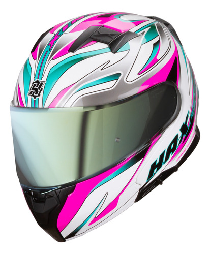Hax Helmets. Casco Abatible Dot + Ece Amatista Fenix