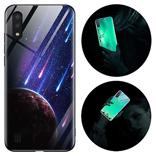 Funda Para Samsung Galaxy A01 Glow In Obscuro Meteorite DeLG