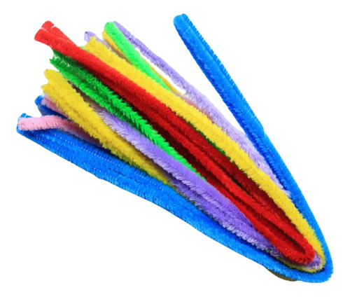 Limpiapipa De Colores 0.6x30cm 30 Und Para Manualidades Colo