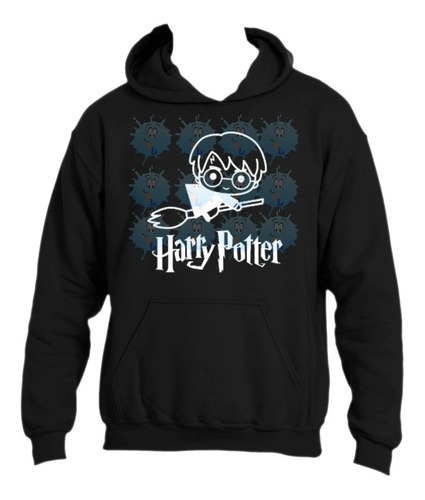 Poleron Estampado Chibi  Harry Potter 10 A 16 Estampalocura