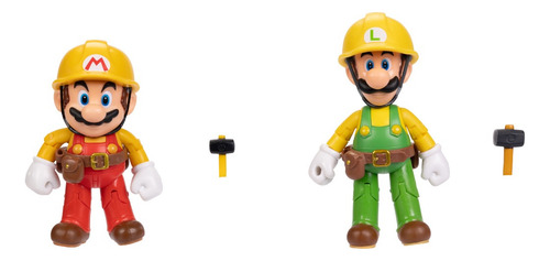 Mario Constructo Y Luigi Construtor 2 Pack Jakks Pacific