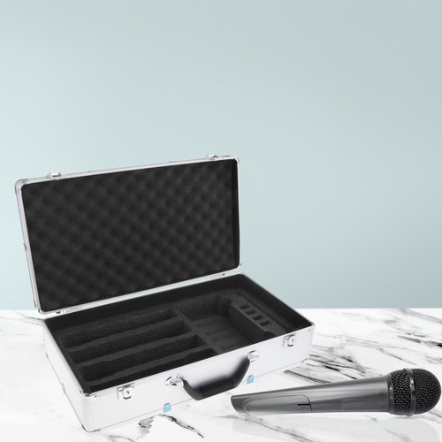 Mic Bag Espuma Eva Interior Hard Shell Robusto Para Plata