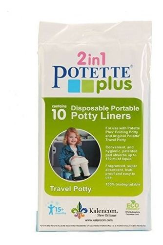 Kalencom Potette Plus On The Go Potty Liner Vuelve A Llenar