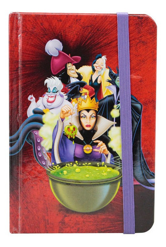 Caderno De Anotações Vilãs Disney Zona Criativa